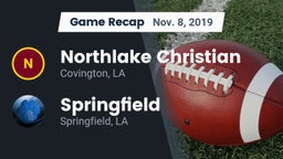 Recap: Northlake Christian  vs. Springfield  2019