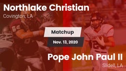 Matchup: Northlake Christian vs. Pope John Paul II 2020
