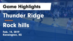 Thunder Ridge  vs Rock hills Game Highlights - Feb. 14, 2019