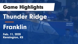 Thunder Ridge  vs Franklin Game Highlights - Feb. 11, 2020