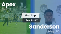 Matchup: Apex vs. Sanderson  2017
