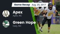 Recap: Apex  vs. Green Hope  2017