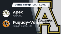 Recap: Apex  vs. Fuquay-Varina  2017