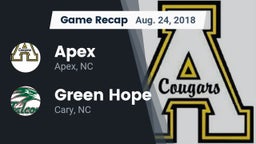 Recap: Apex  vs. Green Hope  2018