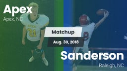 Matchup: Apex vs. Sanderson  2018