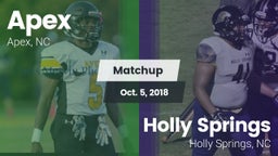 Matchup: Apex vs. Holly Springs  2018