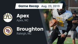Recap: Apex  vs. Broughton  2019
