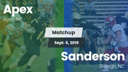 Matchup: Apex vs. Sanderson  2019