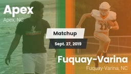 Matchup: Apex vs. Fuquay-Varina  2019