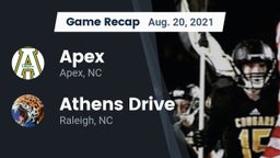 Recap: Apex  vs. Athens Drive  2021