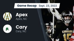 Recap: Apex  vs. Cary  2022