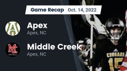 Recap: Apex  vs. Middle Creek  2022