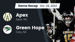 Recap: Apex  vs. Green Hope  2022