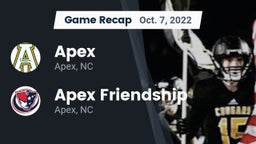 Recap: Apex  vs. Apex Friendship  2022