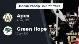 Recap: Apex  vs. Green Hope  2023
