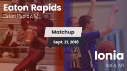 Matchup: Eaton Rapids vs. Ionia  2018