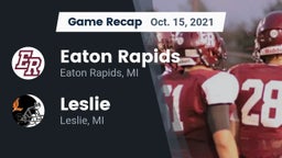 Recap: Eaton Rapids  vs. Leslie  2021