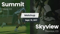 Matchup: Summit vs. Skyview  2017