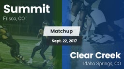 Matchup: Summit vs. Clear Creek  2017
