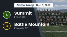Recap: Summit  vs. Battle Mountain  2017