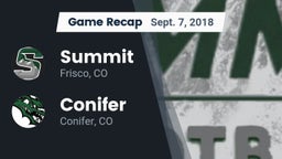 Recap: Summit  vs. Conifer  2018
