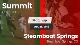 Matchup: Summit vs. Steamboat Springs  2019