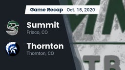 Recap: Summit  vs. Thornton  2020