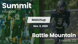 Matchup: Summit vs. Battle Mountain  2020