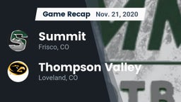 Recap: Summit  vs. Thompson Valley  2020