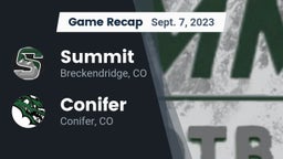 Recap: Summit  vs. Conifer  2023