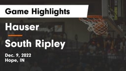 Hauser  vs South Ripley  Game Highlights - Dec. 9, 2022
