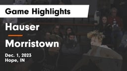 Hauser  vs Morristown  Game Highlights - Dec. 1, 2023