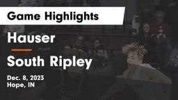 Hauser  vs South Ripley  Game Highlights - Dec. 8, 2023