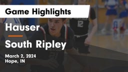 Hauser  vs South Ripley  Game Highlights - March 2, 2024
