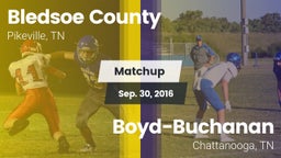 Matchup: Bledsoe County vs. Boyd-Buchanan  2016