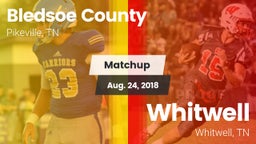 Matchup: Bledsoe County vs. Whitwell  2018