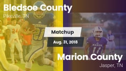 Matchup: Bledsoe County vs. Marion County  2018