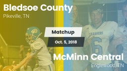 Matchup: Bledsoe County vs. McMinn Central  2018