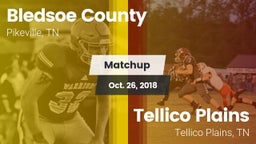 Matchup: Bledsoe County vs. Tellico Plains  2018