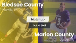 Matchup: Bledsoe County vs. Marion County  2019