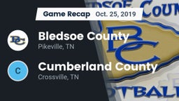 Recap: Bledsoe County  vs. Cumberland County  2019