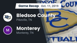 Recap: Bledsoe County  vs. Monterey  2019