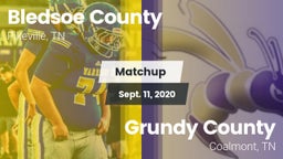 Matchup: Bledsoe County vs. Grundy County  2020