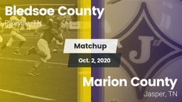 Matchup: Bledsoe County vs. Marion County  2020
