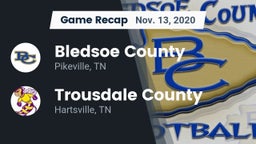 Recap: Bledsoe County  vs. Trousdale County  2020