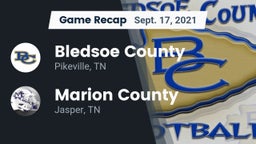 Recap: Bledsoe County  vs. Marion County  2021