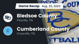 Recap: Bledsoe County  vs. Cumberland County  2023