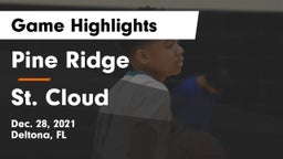 Pine Ridge  vs St. Cloud  Game Highlights - Dec. 28, 2021