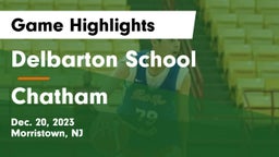 Delbarton School vs Chatham  Game Highlights - Dec. 20, 2023