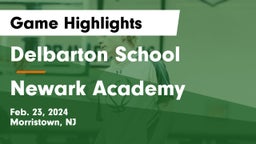 Delbarton School vs Newark Academy Game Highlights - Feb. 23, 2024